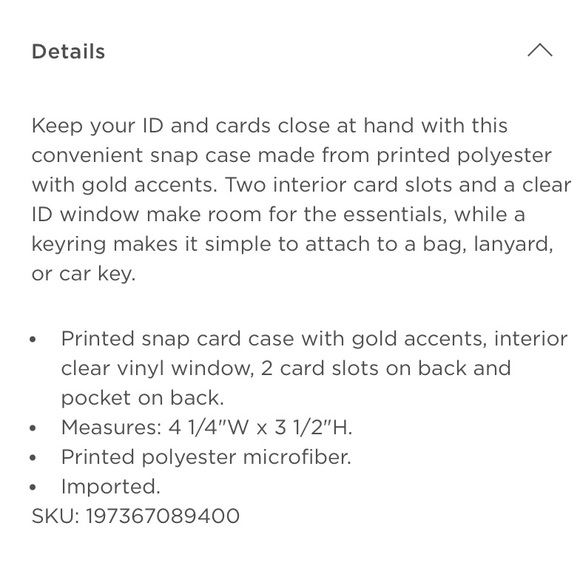 Lilly Pulitzer Snap ID Card Case - Picture 3 of 3